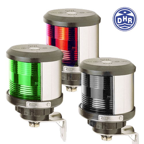 Luce di Via DHR Omologati RINA IP56, 112,5/135/360, Bianco/Rosso/Giallo/Verde